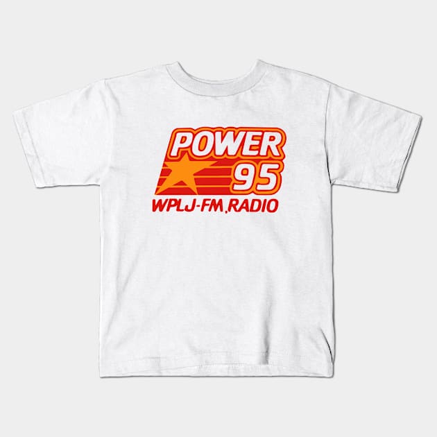 WPLJ Radio Kids T-Shirt by deadright